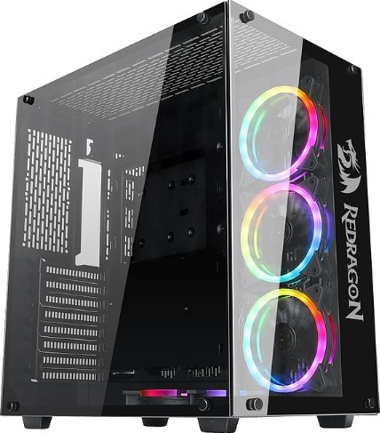 Redragon GC-802 Wideload Gaming Case 4x120mm Fan Included Redragon GC-802 Wideload Gaming Case 4x120mm Fan Included